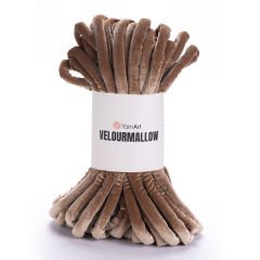 YARNART VELOURMALLOW - EL ÖRGÜ İPİ KAHVERENGİ - 7102