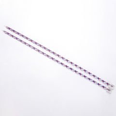 RENKLİ PLASTİK ÖRGÜ ŞİŞİ 35 CM MAVİ - 5 MM