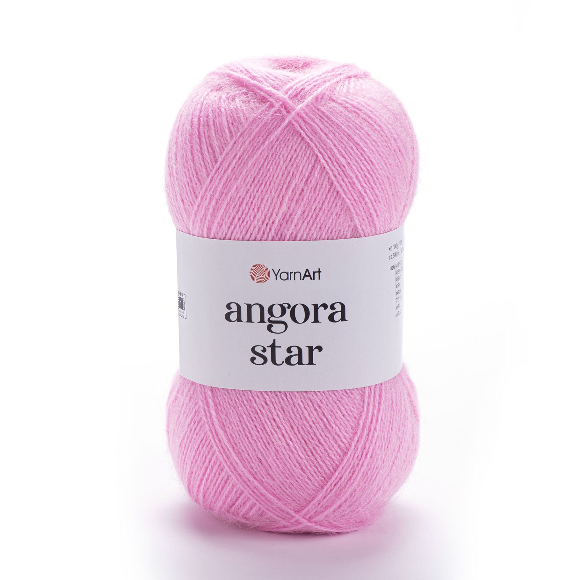 YARNART ANGORA STAR - EL ÖRGÜ İPİ TOZ PEMBE - 10119