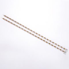 RENKLİ PLASTİK ÖRGÜ ŞİŞİ 35 CM SARI - 5 MM