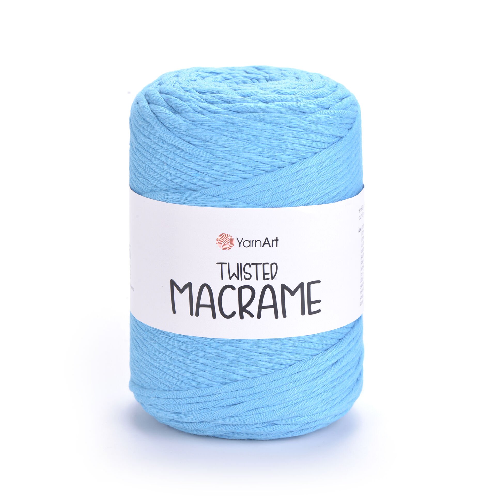 YARNART TWISTED MACRAME - MAKROME EL ÖRGÜ İPİ TURKUAZ - 763