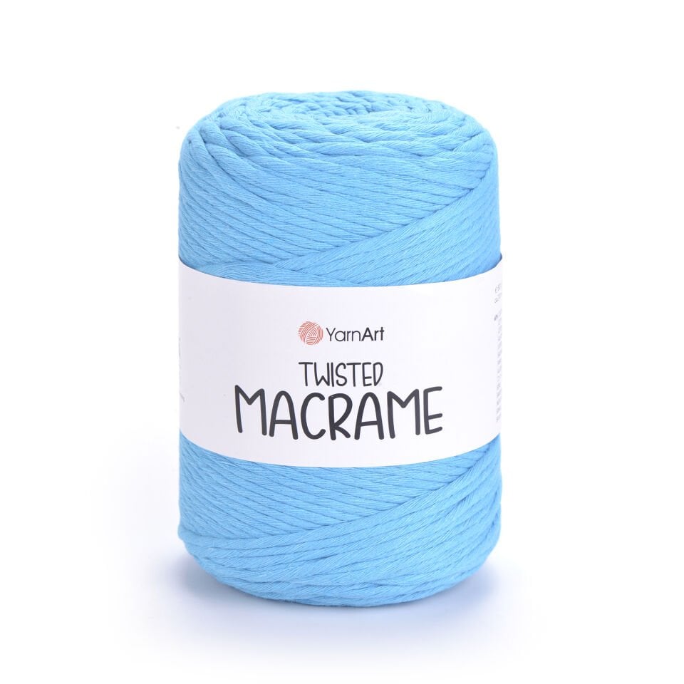 YARNART TWISTED MACRAME - MAKROME EL ÖRGÜ İPİ TURKUAZ - 763