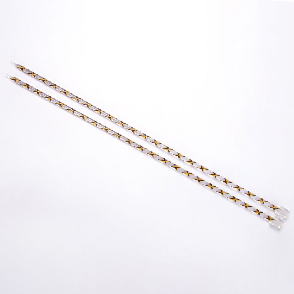 RENKLİ PLASTİK ÖRGÜ ŞİŞİ 35 CM SARI - 6 MM