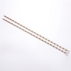 RENKLİ PLASTİK ÖRGÜ ŞİŞİ 35 CM SARI - 6 MM