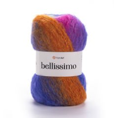 YARNART BELLISSIMO - EBRULİ EL ÖRGÜ İPİ EBRULİ - 1421