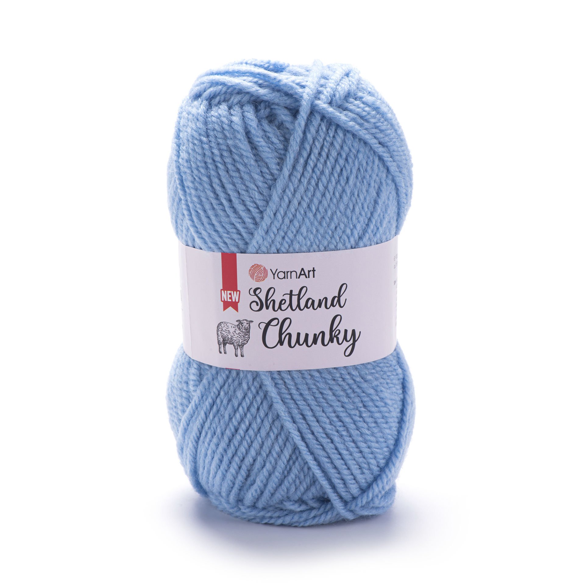 YARNART SHETLAND CHUNKY - EL ÖRGÜ İPİ MAVİ - 636