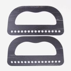 AHŞAP ÇANTA SAPI - DELİKLİ D MODEL - 2 ADET