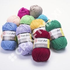 YARNART CREATIVE - EL ÖRGÜ İPİ GÜL KURUSU - 246