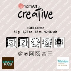 YARNART CREATIVE - EL ÖRGÜ İPİ GÜL KURUSU - 246
