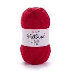 YARNART SHETLAND - EL ÖRGÜ İPİ KIRMIZI - 507