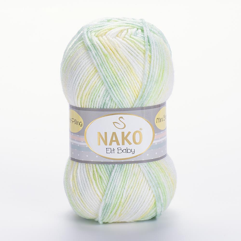 NAKO ELİT BABY MİNİ BATİK - EBRULİ BEBEK EL ÖRGÜ İPİ