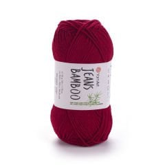 YARNART JEANS BAMBOO - EL ÖRGÜ İPİ KOYU KIRMIZI - 145