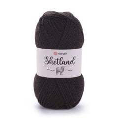 YARNART SHETLAND - EL ÖRGÜ İPİ KOYU KAHVERENGİ - 519