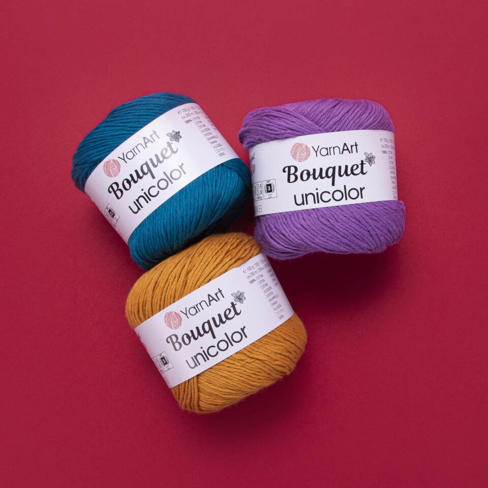 YARNART BOUQUET UNICOLOR - EL ÖRGÜ İPİ