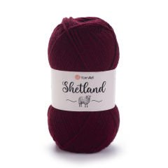 YARNART SHETLAND - EL ÖRGÜ İPİ BORDO - 523