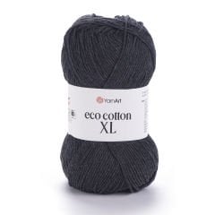 YARNART ECO COTTON XL - EL ÖRGÜ İPİ ANTRASİT - 780