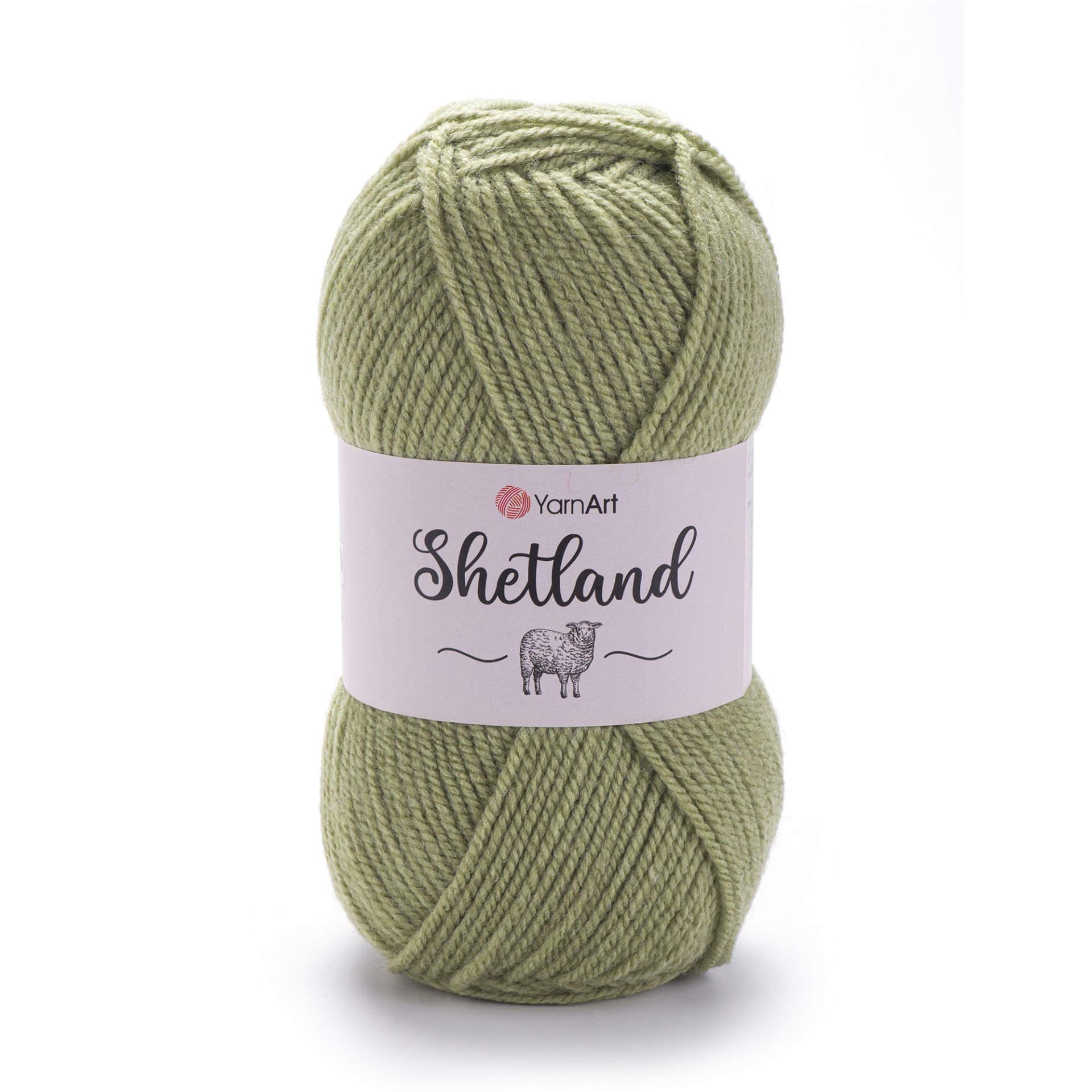 YARNART SHETLAND - EL ÖRGÜ İPİ YEŞİL - 525