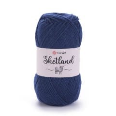 YARNART SHETLAND - EL ÖRGÜ İPİ KOYU MAVİ - 528