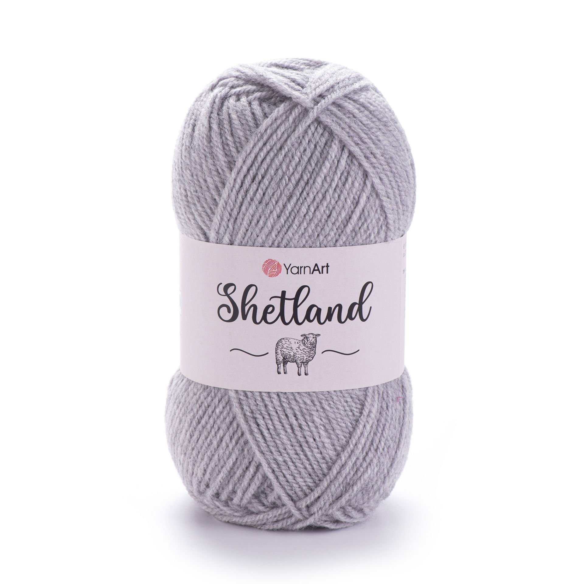 YARNART SHETLAND - EL ÖRGÜ İPİ AÇIK GRİ - 529