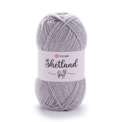 YARNART SHETLAND - EL ÖRGÜ İPİ AÇIK GRİ - 529