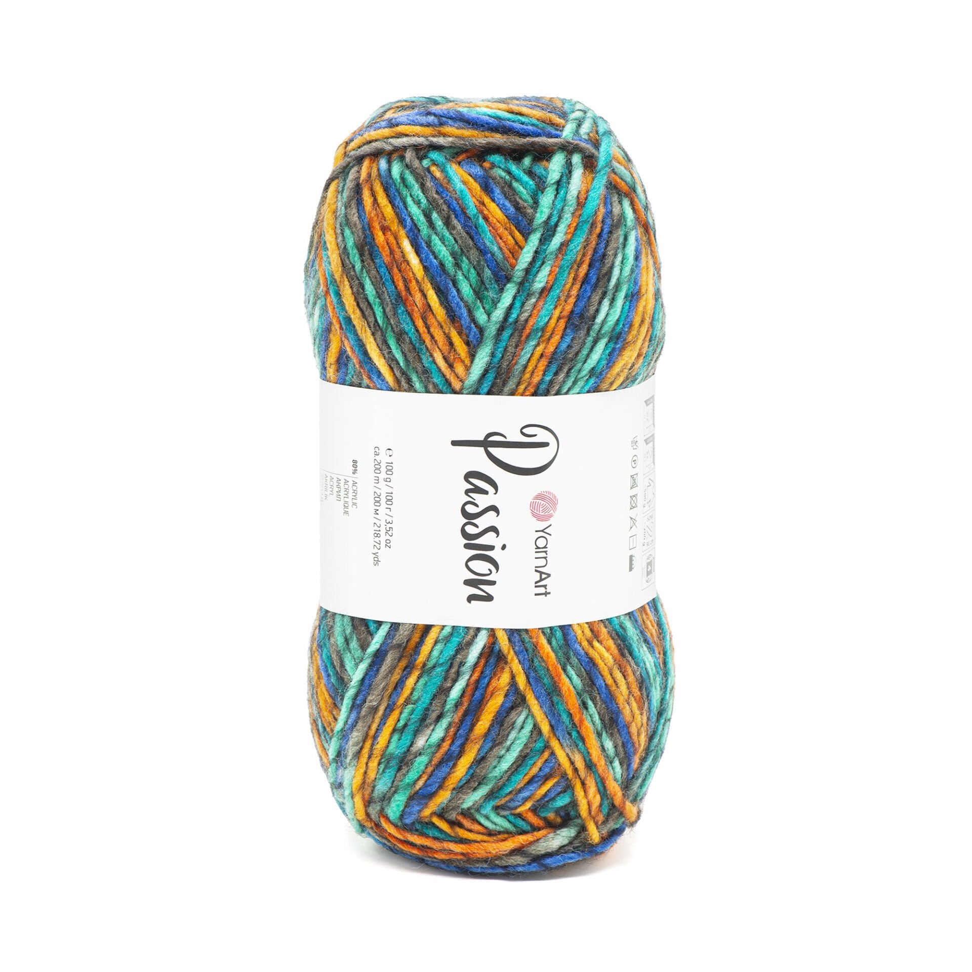 YARNART PASSION - EBRULİ EL ÖRGÜ İPİ EBRULİ - 1244