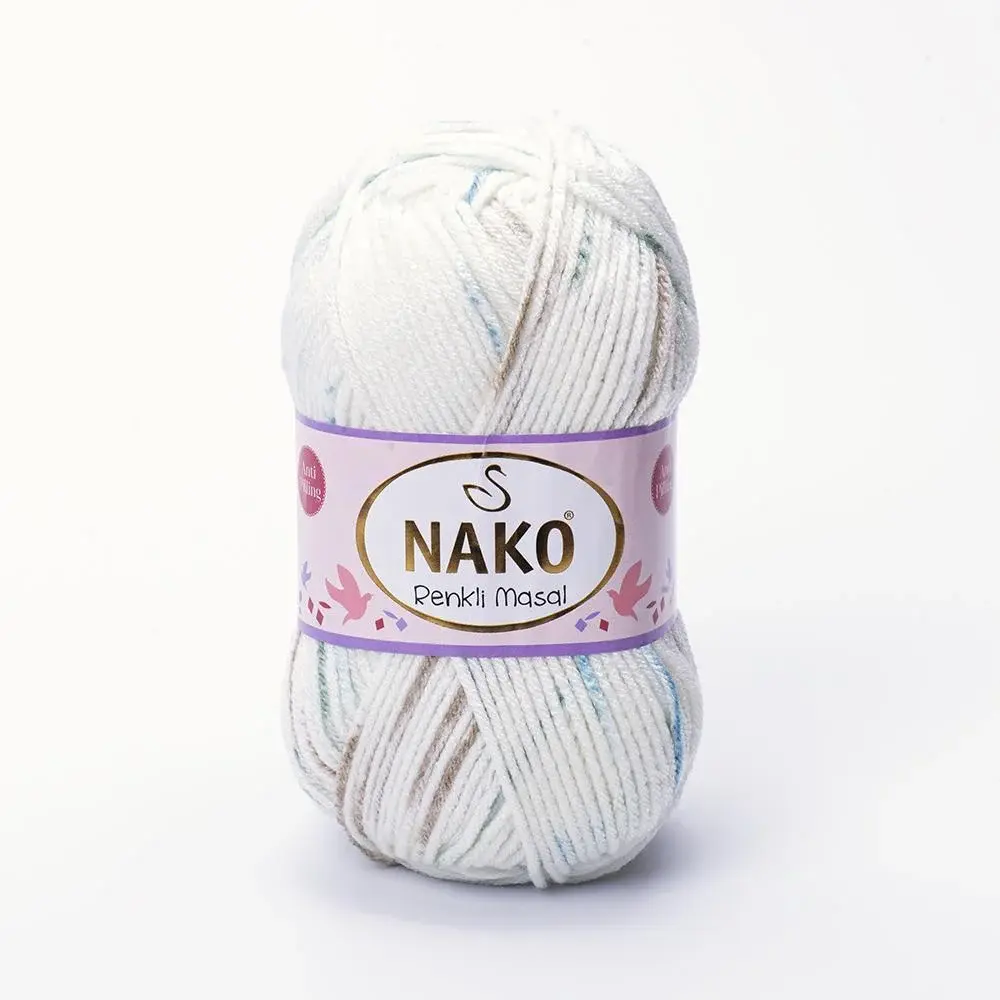 NAKO RENKLİ MASAL - BENEKLİ, BEBEK EL ÖRGÜ İPİ