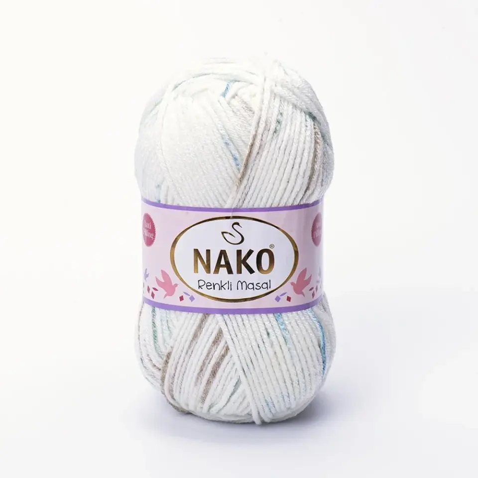 NAKO RENKLİ MASAL - BENEKLİ, BEBEK EL ÖRGÜ İPİ