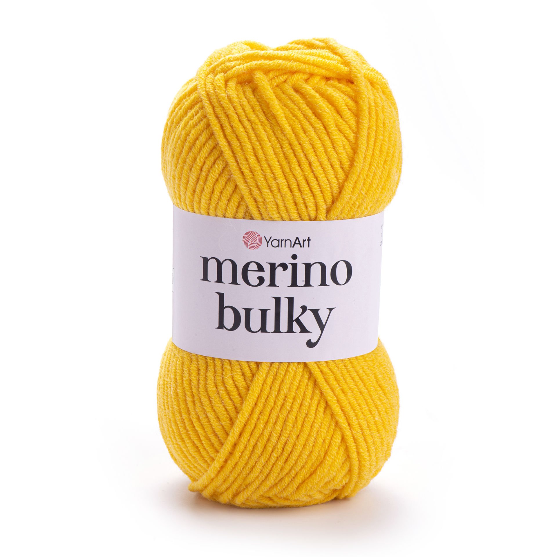 YARNART MERINO BULKY - EL ÖRGÜ İPİ SARI - 586