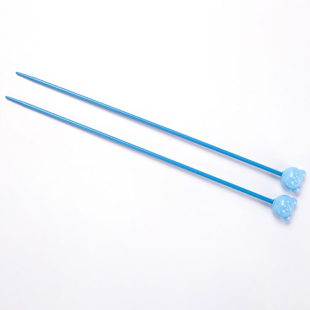 RENKLİ KISA ŞİŞ 20 CM MAVİ - 3 MM