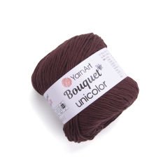 YARNART BOUQUET UNICOLOR - EL ÖRGÜ İPİ KAHVERENGİ - 3209