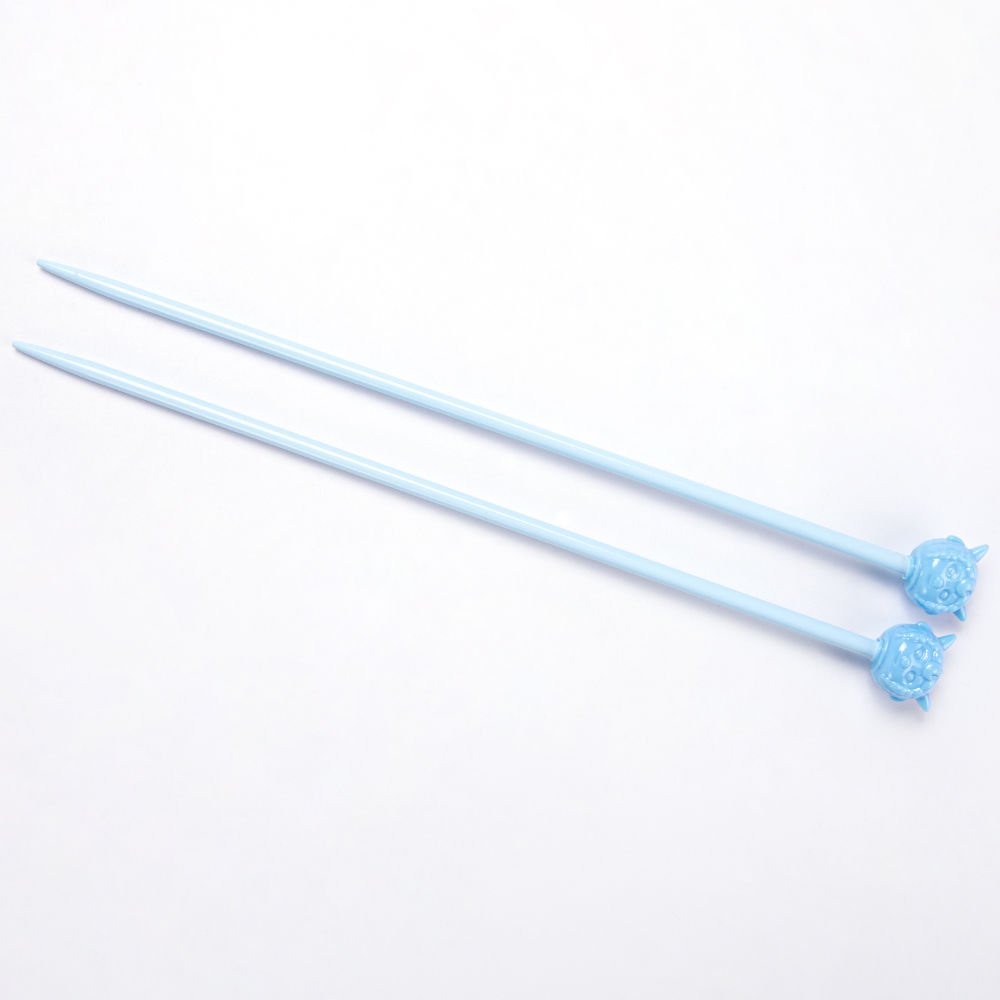 RENKLİ KISA ŞİŞ 20 CM MAVİ - 4 MM