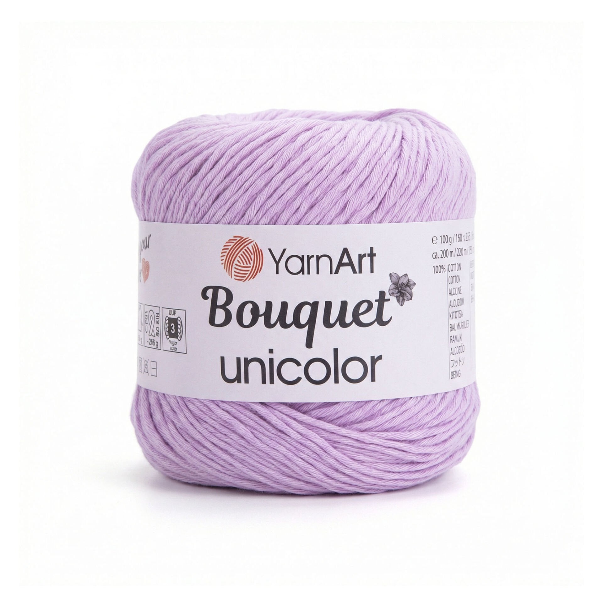 YARNART BOUQUET UNICOLOR - EL ÖRGÜ İPİ LİLA - 3212