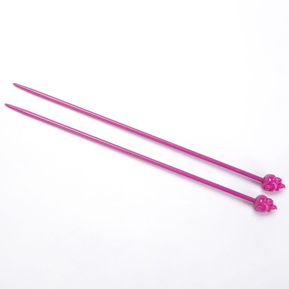 RENKLİ KISA ŞİŞ 20 CM PEMBE - 3,5 MM