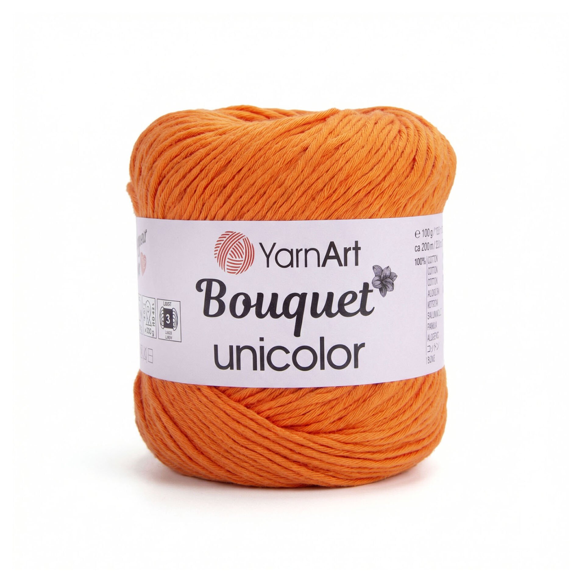 YARNART BOUQUET UNICOLOR - EL ÖRGÜ İPİ TURUNCU - 3215