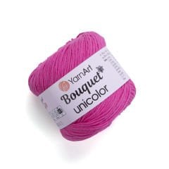 YARNART BOUQUET UNICOLOR - EL ÖRGÜ İPİ FUŞYA - 3216