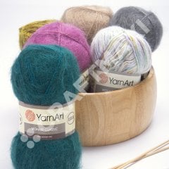YARNART MOHAIR TRENDY - EL ÖRGÜ İPİ BEYAZ - 101