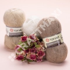 YARNART MOHAIR TRENDY - EL ÖRGÜ İPİ ÇİMEN YEŞİLİ - 137
