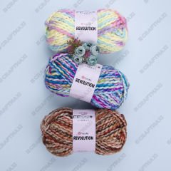 YARNART REVOLUTION - EBRULİ EL ÖRGÜ İPİ