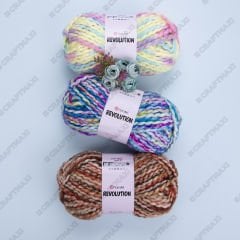 YARNART REVOLUTION - EBRULİ EL ÖRGÜ İPİ EBRULİ - 1619