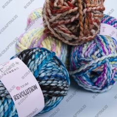 YARNART REVOLUTION - EBRULİ EL ÖRGÜ İPİ