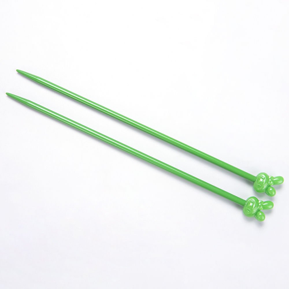 RENKLİ KISA ŞİŞ 20 CM YEŞİL - 5 MM