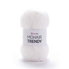 YARNART MOHAIR TRENDY - EL ÖRGÜ İPİ BEYAZ - 101