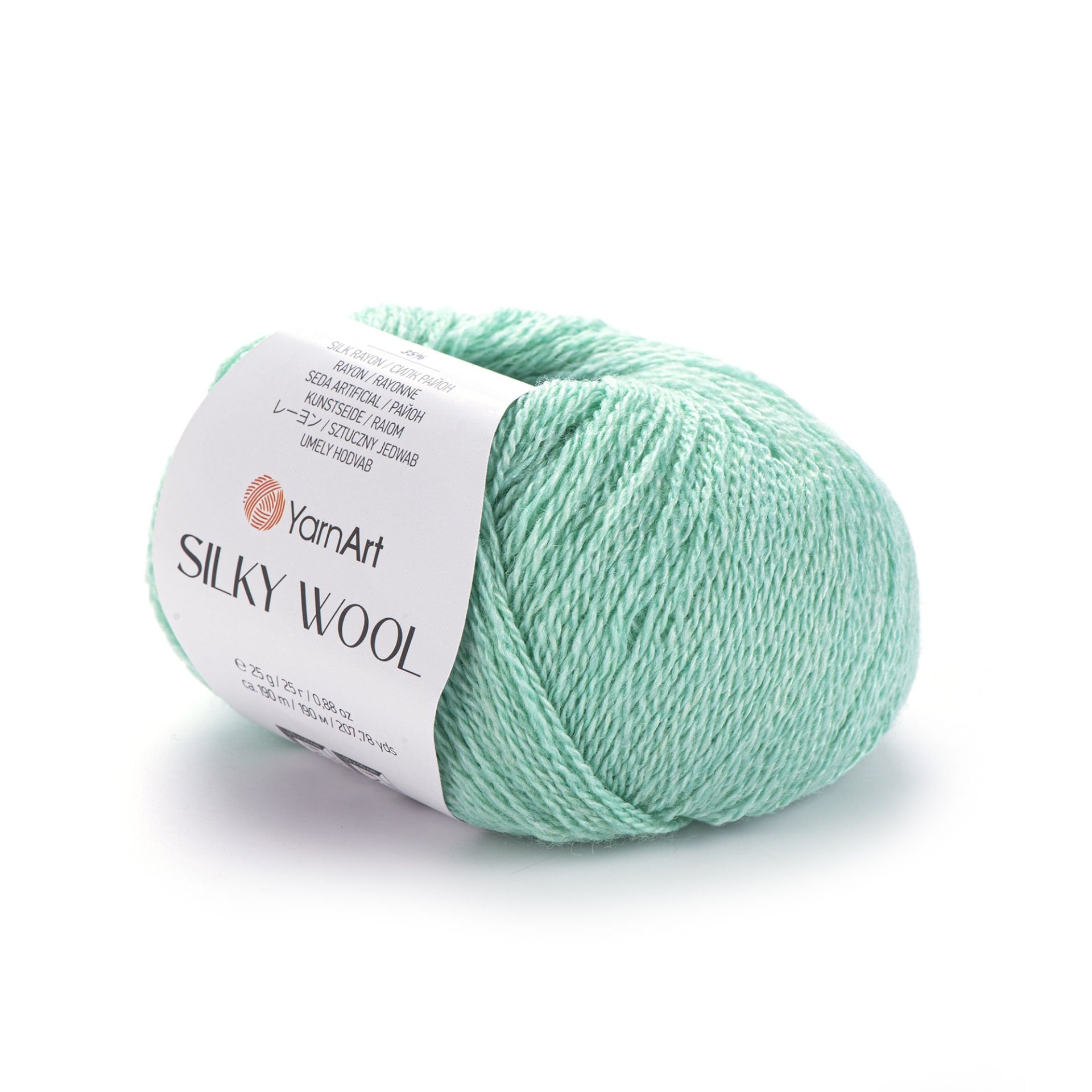YARNART SILKY WOOL - EL ÖRGÜ İPİ SU YEŞİLİ - 340