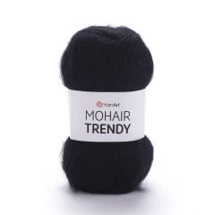 YARNART MOHAIR TRENDY - EL ÖRGÜ İPİ SİYAH - 102