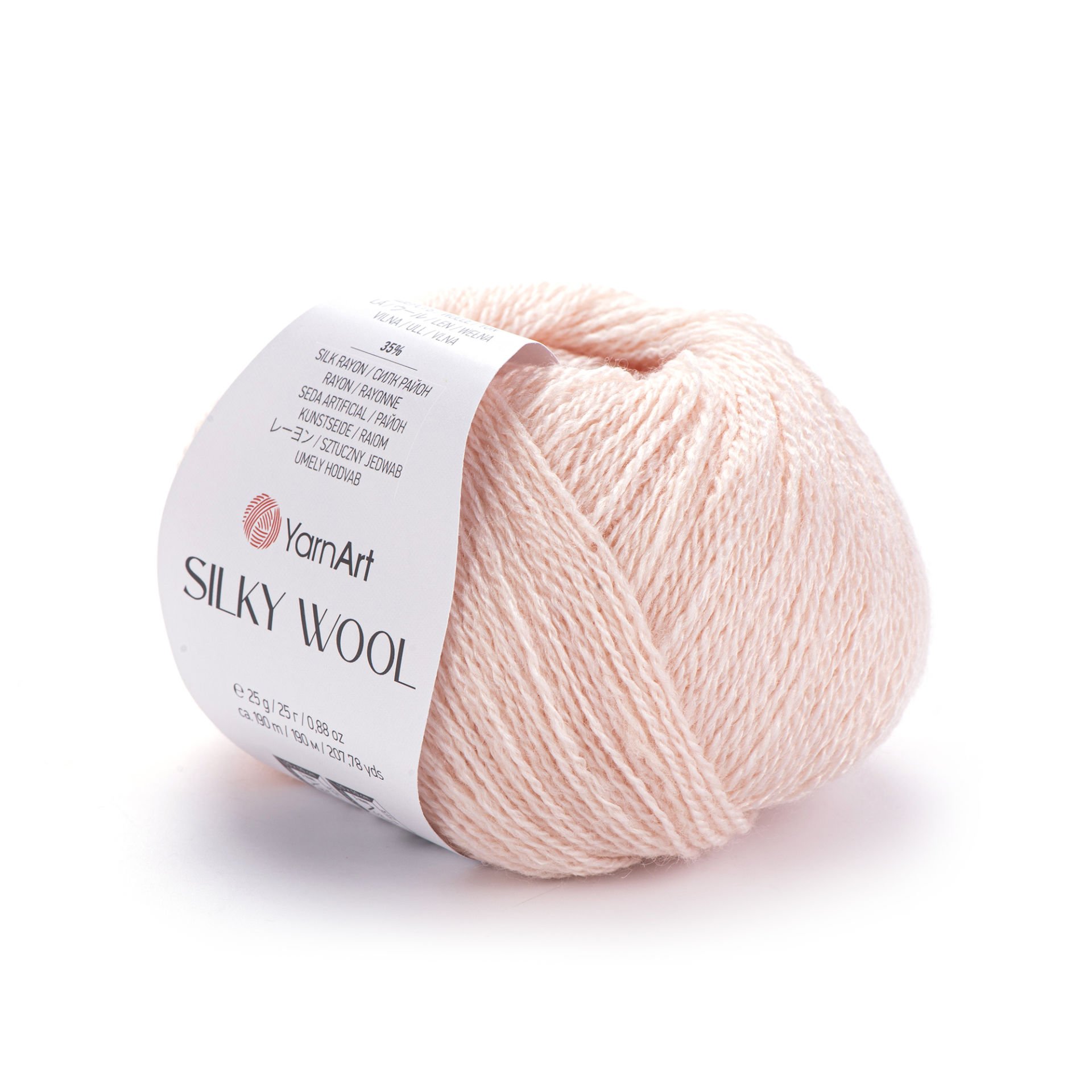 YARNART SILKY WOOL - EL ÖRGÜ İPİ PUDRA - 341