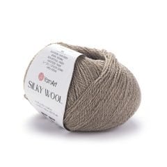 YARNART SILKY WOOL - EL ÖRGÜ İPİ VİZON - 342