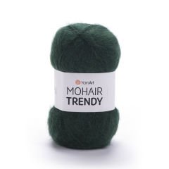 YARNART MOHAIR TRENDY - EL ÖRGÜ İPİ KOYU YEŞİL - 108