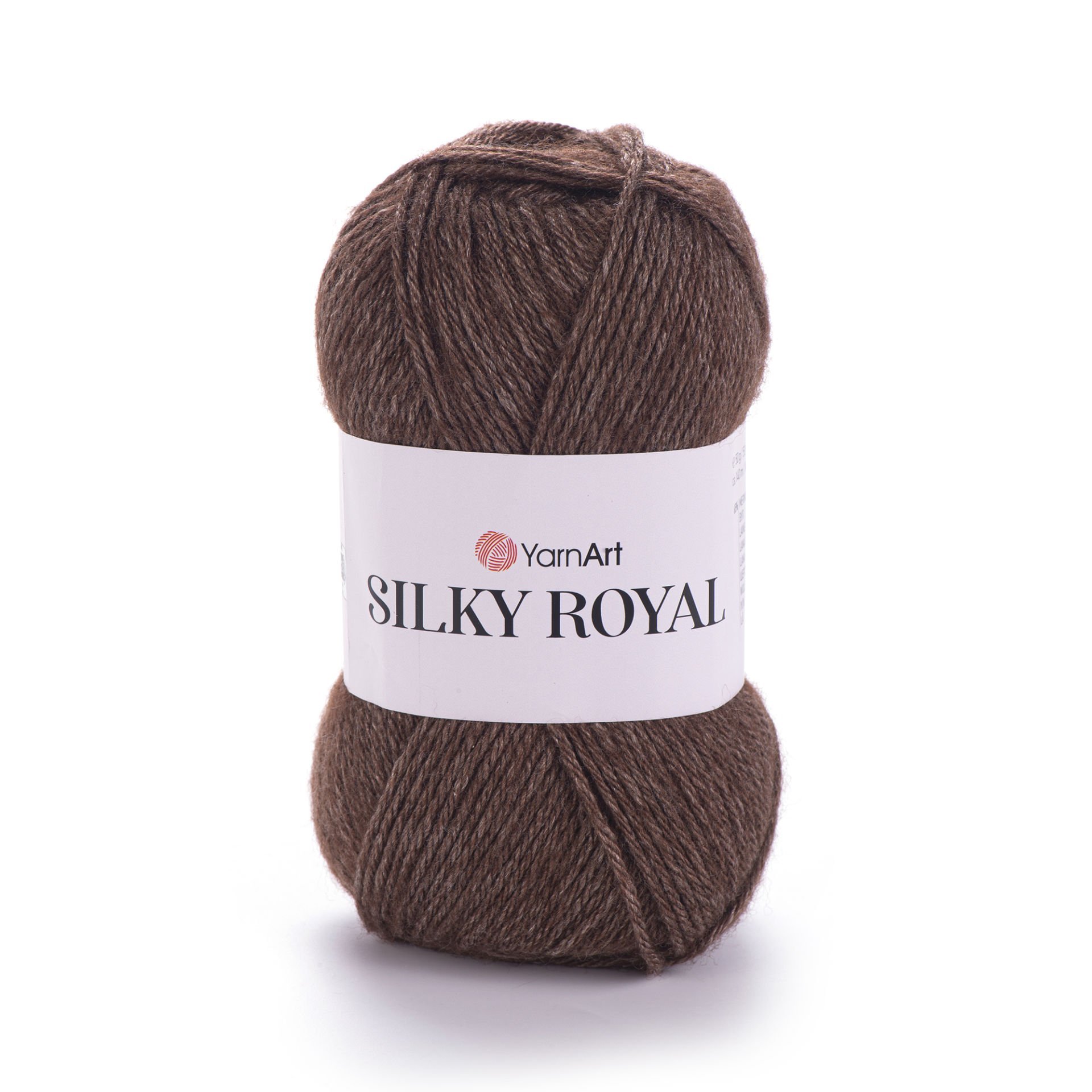 YARNART SILKY ROYAL - EL ÖRGÜ İPİ KAHVERENGİ - 436