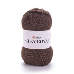 YARNART SILKY ROYAL - EL ÖRGÜ İPİ KAHVERENGİ - 436