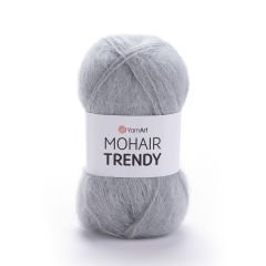 YARNART MOHAIR TRENDY - EL ÖRGÜ İPİ GRİ - 113